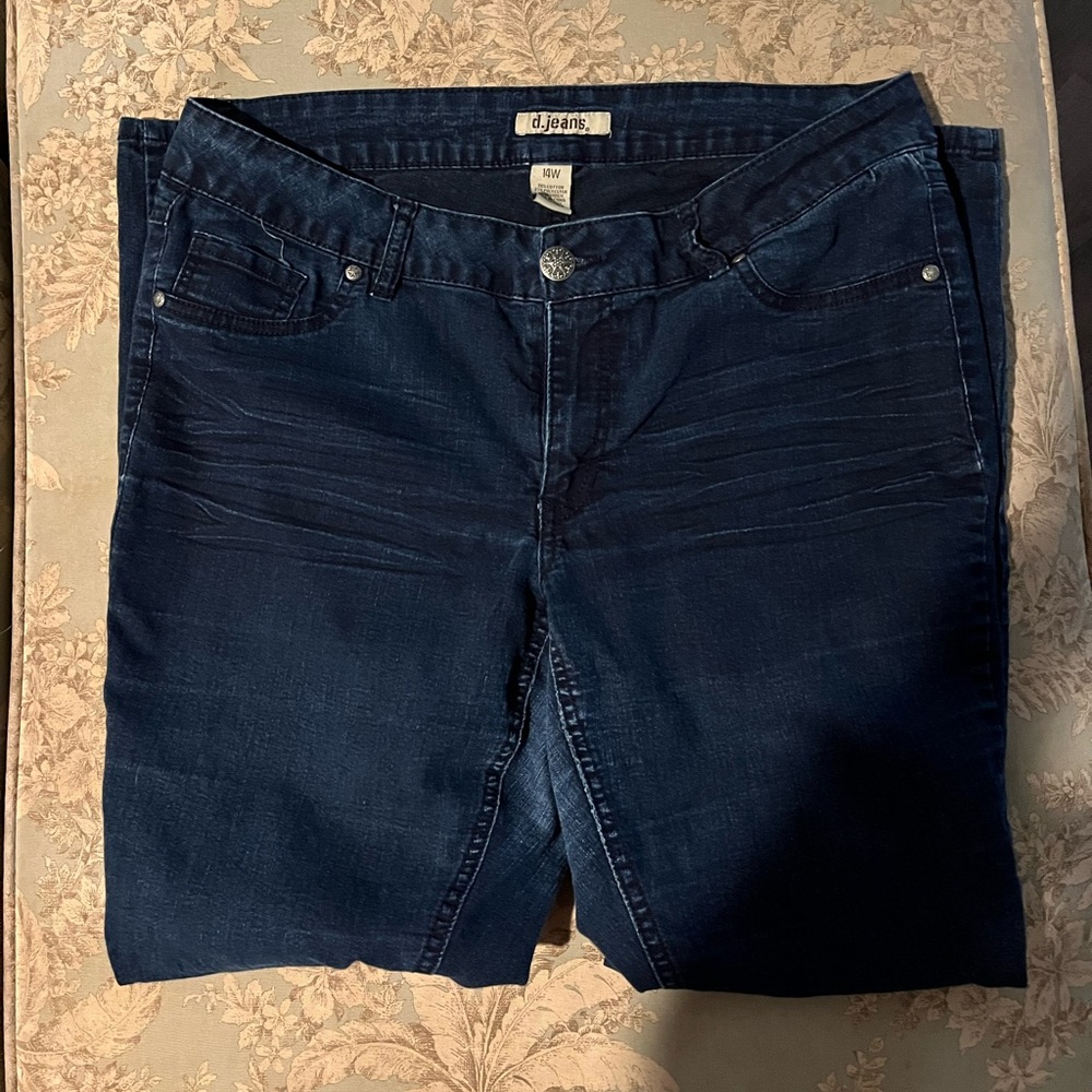 D Jeans, women size 14W. Used.
